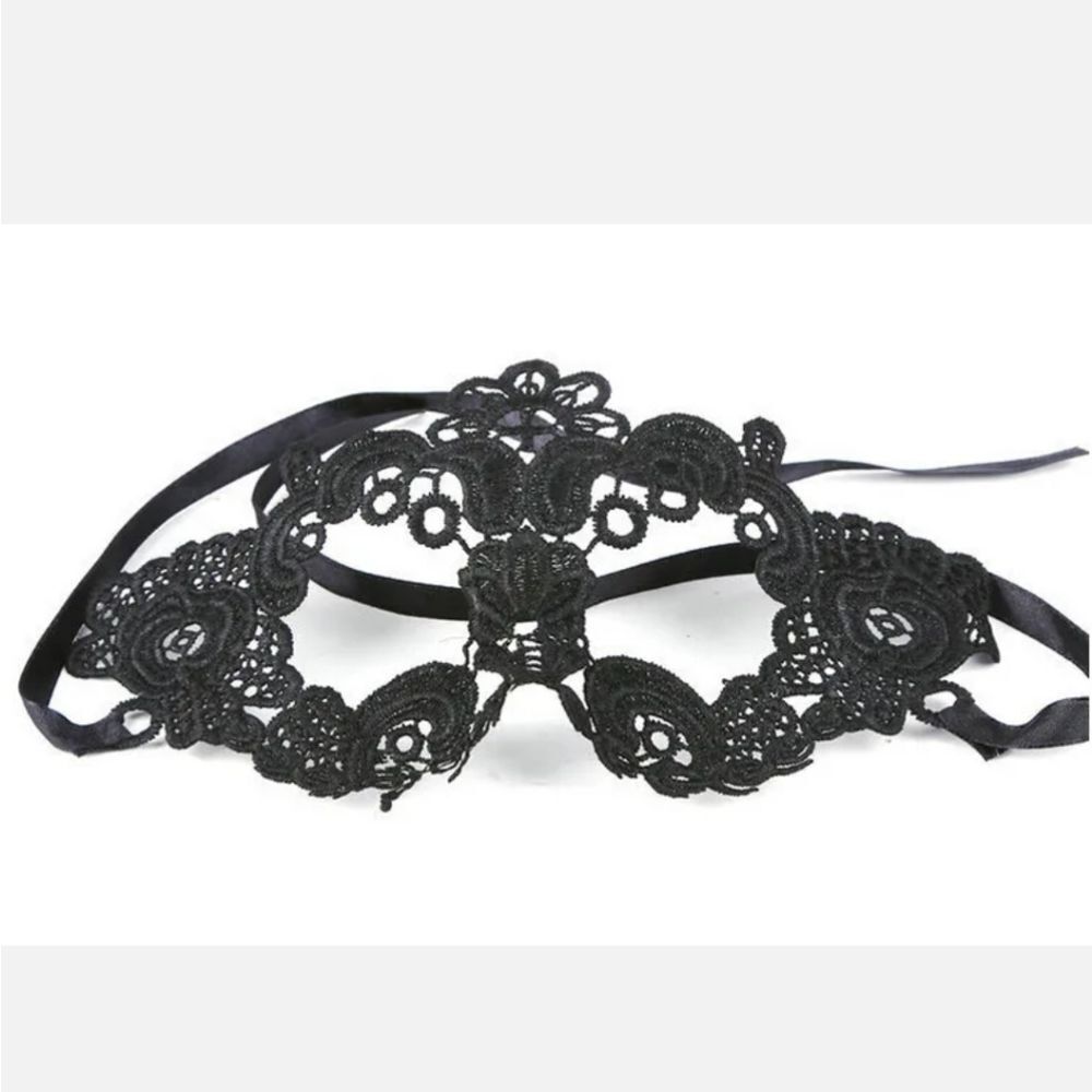 Sexy Women Lady Girl Black Lace Eye Mask for Halloween Masquerade Party US